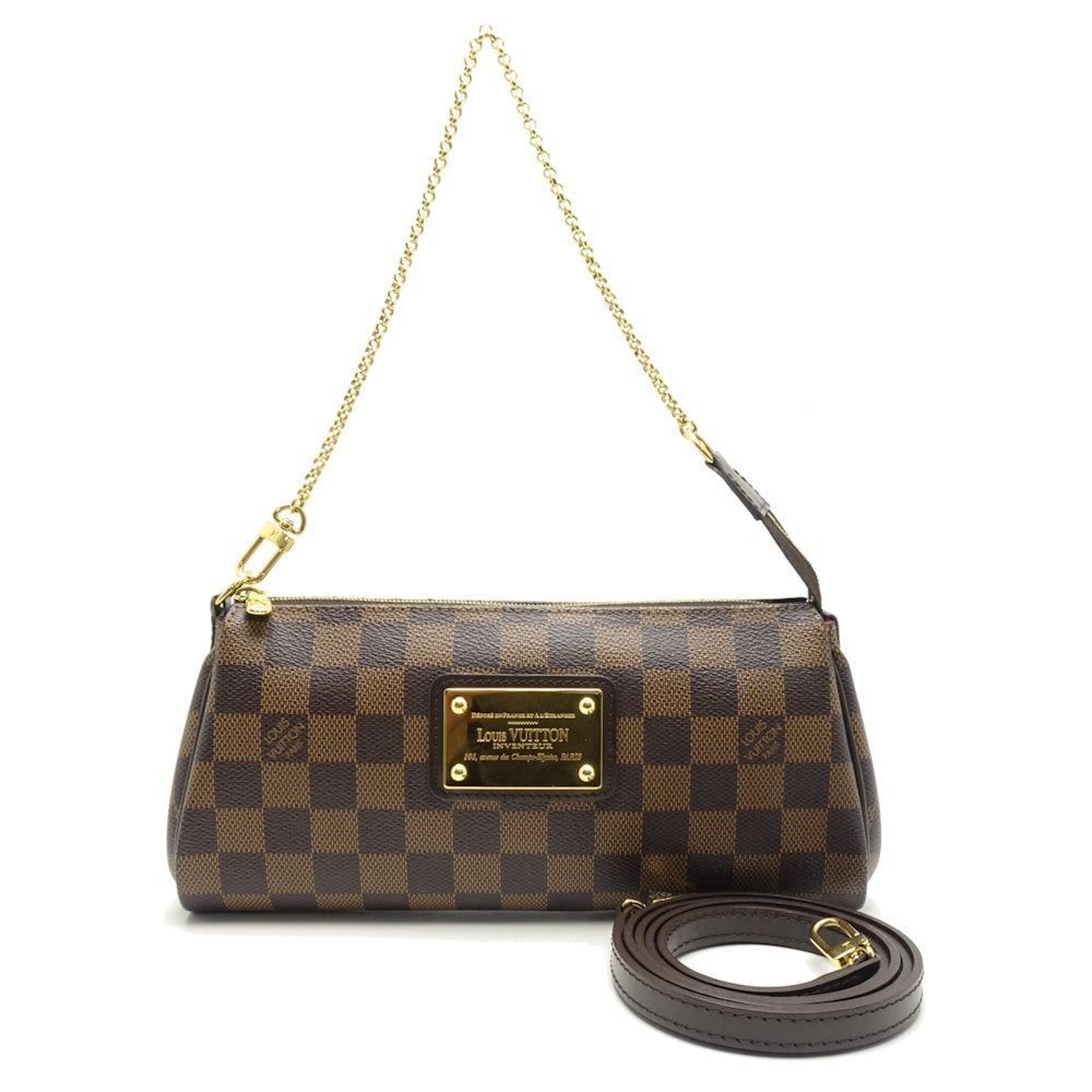 Louis Vuitton Damier Eva Ebene 2WAY Bag Brown